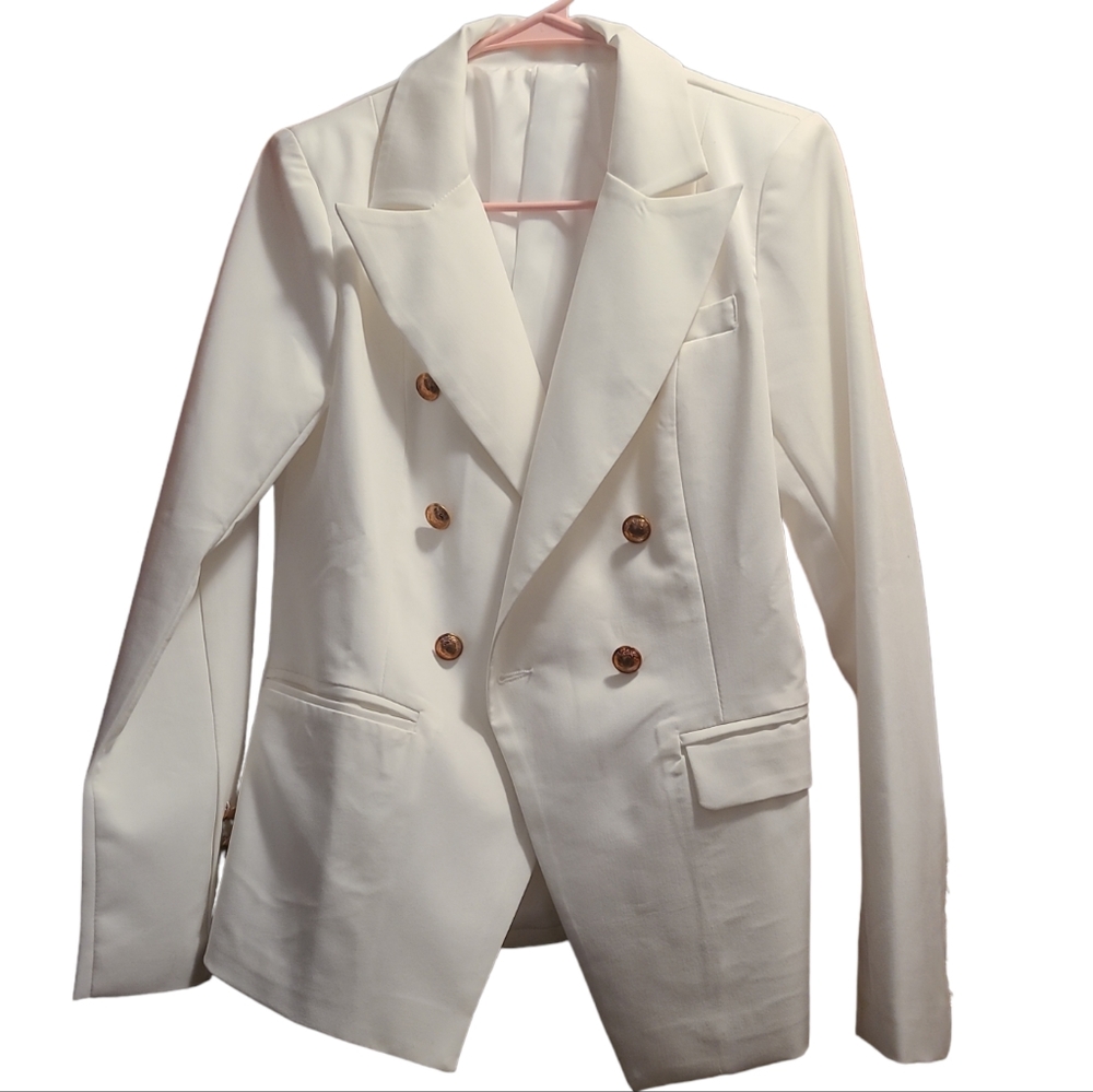 White blazer